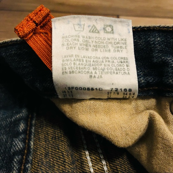 Lee Premium Select Dark Wash W/ Brown Tint Jeans Boys Sz 12 Reg Adjustable Waist - Picture 8 of 11